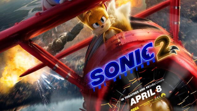 "Sonic 2" llegará a los cines de manera mundial el 8 de abril. Foto: Paramount