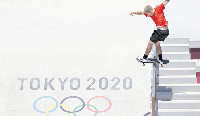 Revelación. Sin duda, Ángelo Caro (skateboarding) emocionó a todo el país, que estuvo atento a su presentación, al obtener el quinto lugar en los Juegos Olímpicos Tokio 2020. Foto: difusión