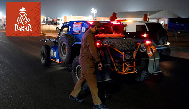El Rally Dakar se disputará en Arabia Saudí hasta el 14 de enero. Foto: composición/ AFP
