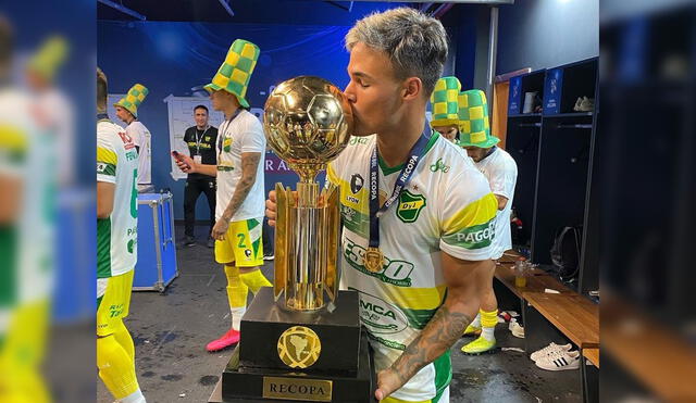 Breitenbruch fue campeón de la Recopa Sudamericana con Defensa y Justicia. Foto: Club Defensa y Justicia