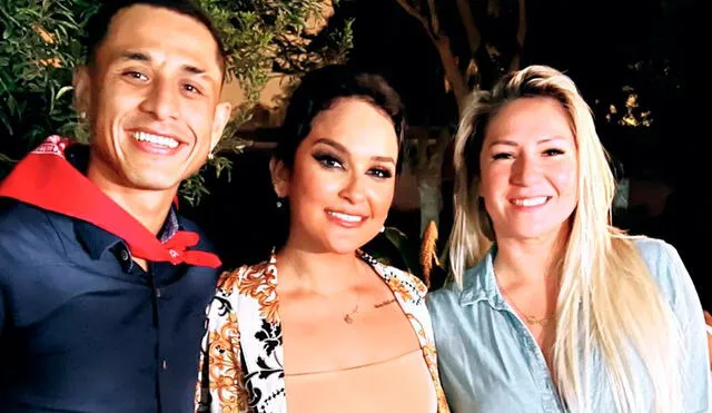 Daniela Darcourt se divirtió junto a Yoshimar Yotún y su esposa en la fiesta de Paolo Guerrero. Foto: captura/Instagram