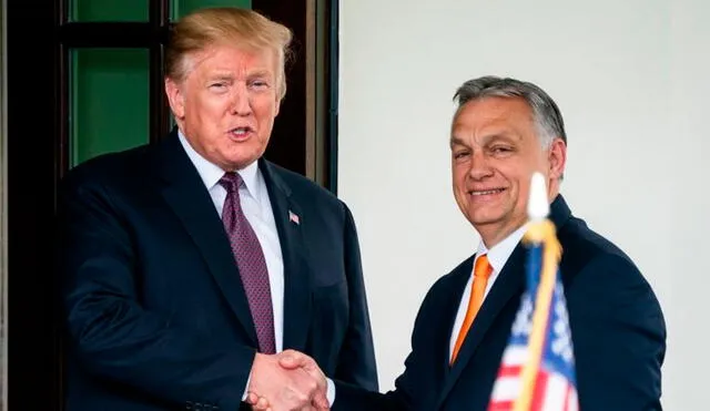 Donald Trump fue el único mandatario de Estados Unidos que recibió en la Casa Blanca al polémico Viktor Orban, criticado por su agenda ultraderechista y antiderechos. Foto: EFE