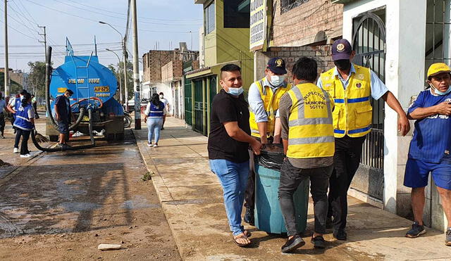 Sedapal también informó que los afectados han sido empadronadas para que sean atendidos por el seguro ante incidencias. Foto: URPI-GLR