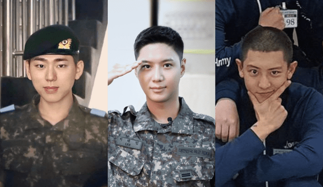 Idols k-pop culminarán su servicio militar obligatorio en el 2022. Foto: composición La República: The Camp