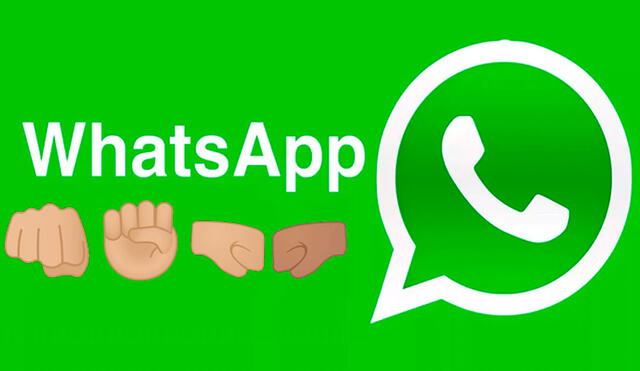 Los emojis de puño son muy populares en WhatsApp. Foto: composición LR