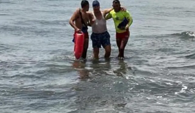 Rescates se produjeron en playas de Salaverry de Las Delicias. Foto: PNP