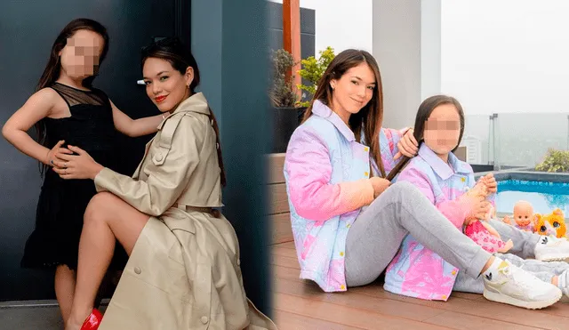 Jazmín Pinedo contó que su hija Khaleesi fue la más emocionada al enterarse que ella empezó a usar TikTok. Foto: composición/Jazmín Pinedo/Instagram