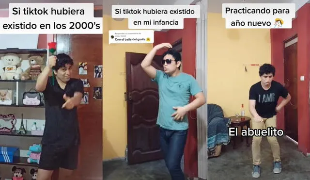 Miguel Avalo no solo se dedica a entretener a miles con sus peculiares videos, sino que también se esfuerza por crecer como ingeniero industrial y enseñar caporales. Foto: captura de TikTok