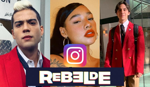 Con el estreno de Rebelde, la audiencia quiere saber más sobre los actores y actrices de Rebelde en su páginas de Instagram. Foto: composición/Instagram