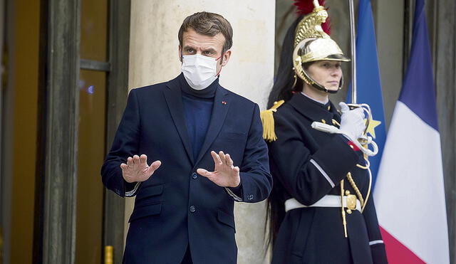 ¿En campaña? Emmanuel Macron quiere ir por la reelección. Foto: EFE