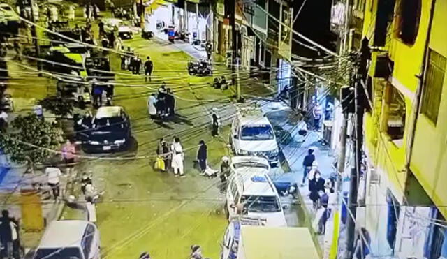 Ciudadanos salieron de sus viviendas de Lima ante el fuerte sismo. Foto: captura de la Municipalidad de Ate