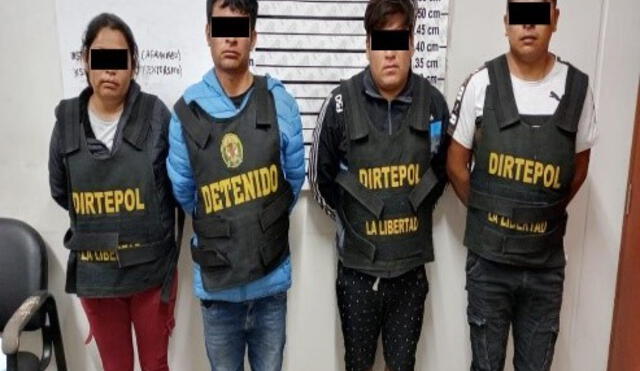 Detenidos fueron llevados a los calabozos del Departamento de Investigación Criminal de Trujillo. Foto: PNP