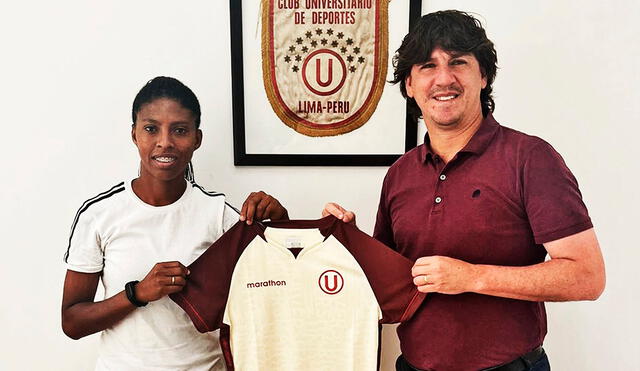 Fabiola Herrera lleva la camiseta número 5 de la 'U'. Foto: Universitario de Deportes