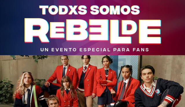 Todos somos Rebelde, el evento especial de Netflix que se transmitirá en TikTok y YouTube para varios países. Foto: composición/Netflix