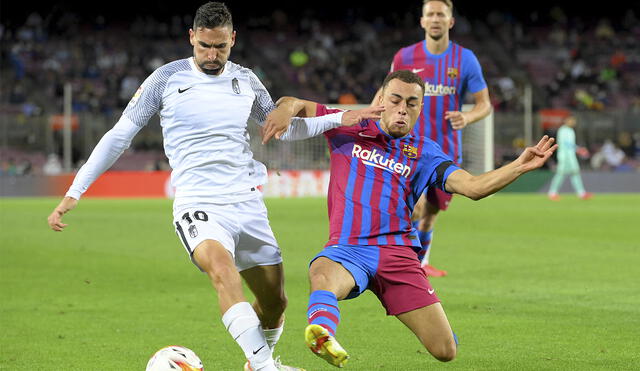 FC Barcelona y Granada jugarán su segundo partido de LaLiga en 2022. Foto: AFP