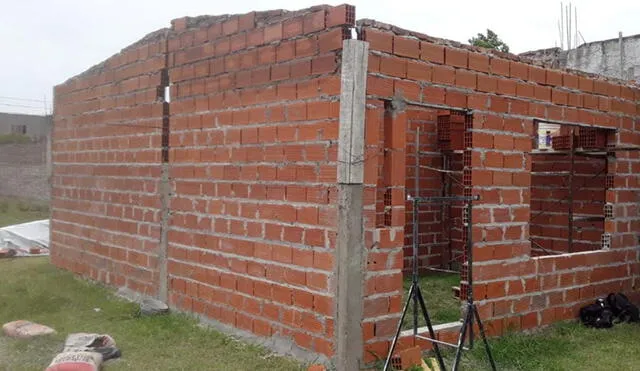 Agustina Mendoza publicó los avances de las construcción de su casa en Twitter. Foto: Agustina Mendoza