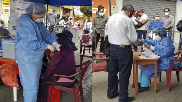Los vacunatorios en plataformas comerciales como la Feria El Altiplano o Avelino Cáceres no atenderán este domingo. Foto: La República