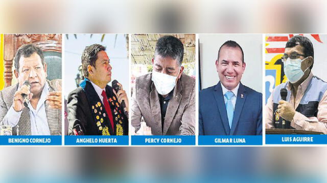 Alcaldes distritales de Arequipa que buscan llegar al sillón de la alcaldía provincial.