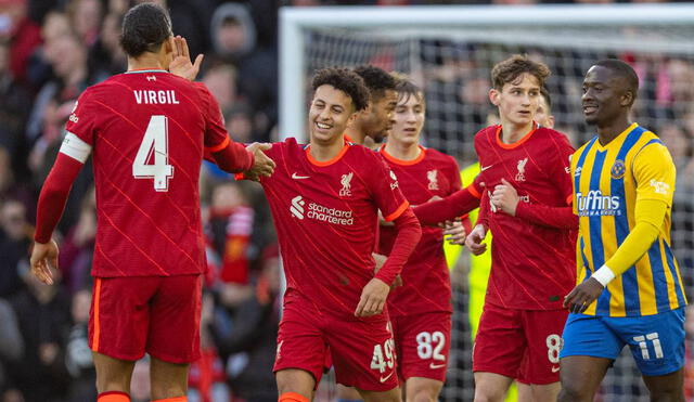 Los Reds se fueron al descanso con el marcador a su favor. Foto: Prensa Liverpool FC