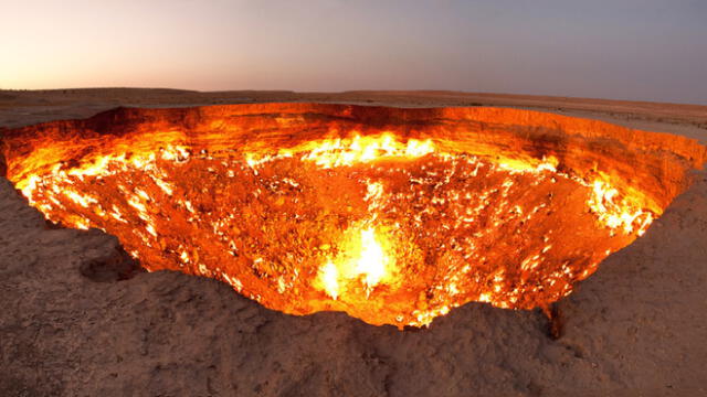 'Puerta del infierno' en Turkmenistán exigiría una gran inversión financiera. Foto: Flickr / Tormod Sandtorv