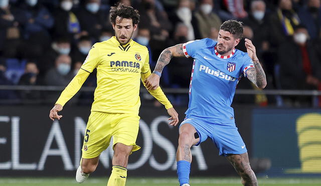 Atlético Madrid y Villarreal igualaron en una nueva jornada del fútbol español. Foto: EFE