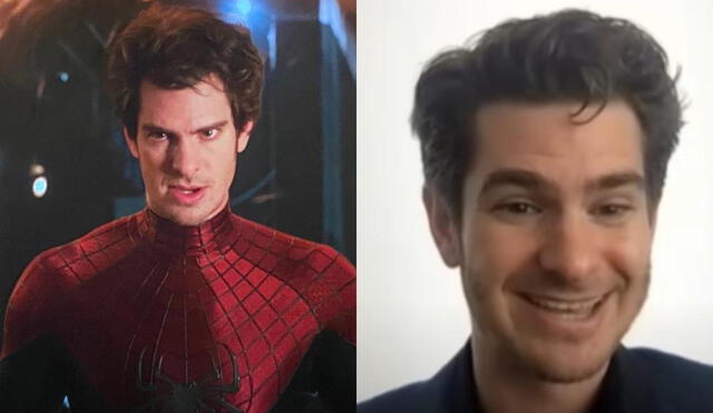 Andrew Garfield tuvo que mentir reiteradas veces para mantener el secreto de su aparición en Spiderman no way home. Foto: composición/Twitter/captura de Youtube