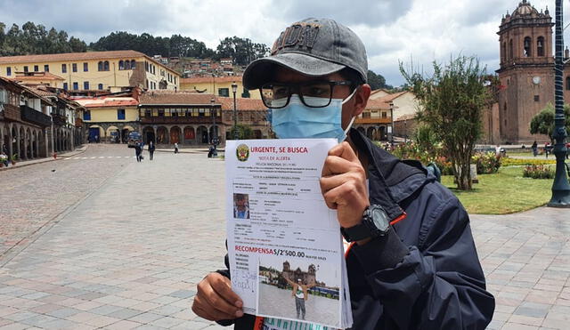 Cristian Rojas, hijo del desaparecido, manifestó que su padre fue intervenido por primera vez en la Plaza Mayor. Foto: La República