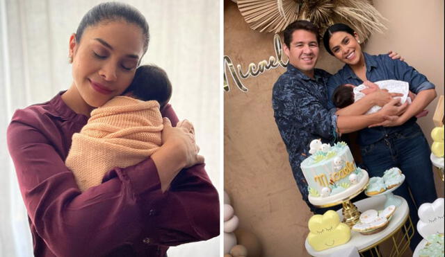 Maricarmen Marín y el productor Sebastián Martins tuvieron su primera hija el último 10 de diciembre. Foto: Instagram/Maricarmen Marín