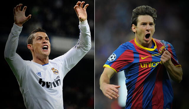 Cristiano Ronaldo y Lionel Messi dos leyendas del Real Madrid y FC Barcelona, respectivamente. Foto: composición/ AFP