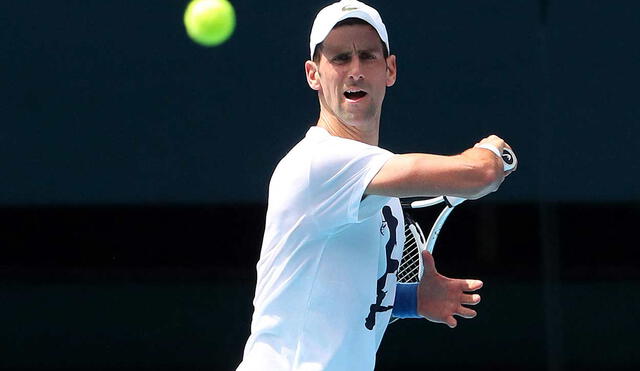 La presencia de Novak Djokovic en el Open de Australia sigue en duda. Foto: AFP