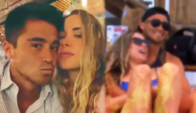 Rodrigo Cuba y Ale Venturo se lucen como pareja. Foto: captura Instagram / Amor y fuego