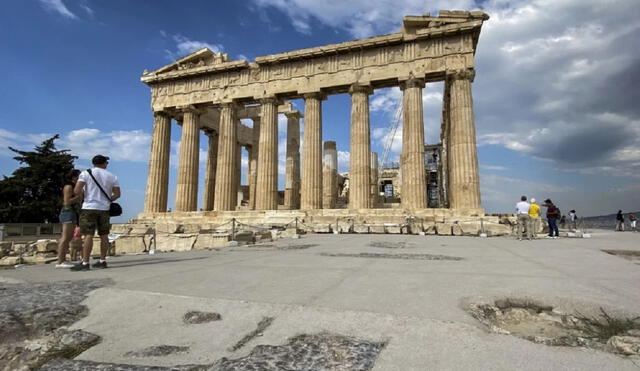 La Acrópolis de Atenas fue declarado Patrimonio de la Humanidad por la UNESCO, razón por la cual indignó dicha escena de sexo gay. Foto: AFP