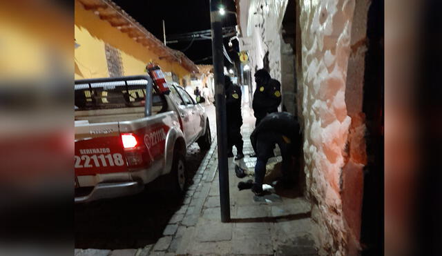 Será denunciado por delito de violencia y resistencia a la autoridad. Foto: Serenazgo Municipalidad del Cusco