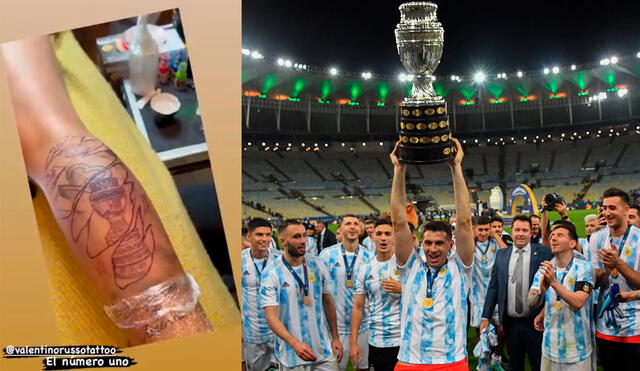'Cuti' Romero conquistó su primera Copa América. Foto: Captura Instagram Cuti Romero / Copa América