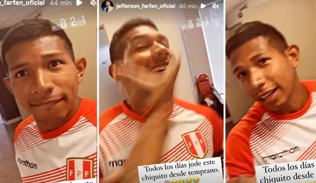 Edison Flores volvió a la selección peruana luego de una complicada lesión en el 2021. Foto: captura Instagram Jefferson Farfán