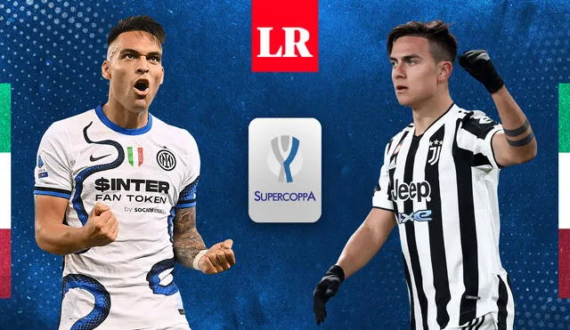 Inter (campeón Serie A) y Juventus (campeón Copa Italia) definen al ganador de la Supercopa de Italia. Foto: composición GLR