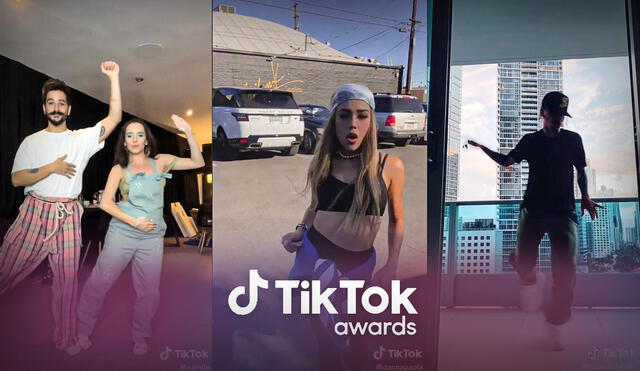 Diversos artistas famosos están nominados. Foto: captura de TikTok