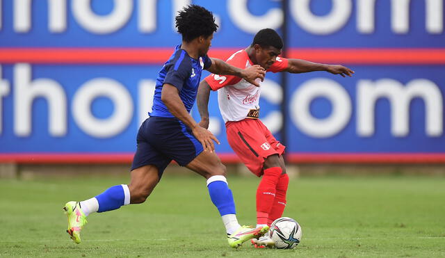 Selección peruana ganó 2-0 a extranjeros de la Liga 1 en la Videna. Foto: FPF