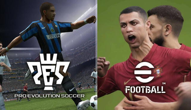 Hubo un tiempo en que FIFA no podía hacerle ni rasguños a la marca Pro Evolution Soccer. Sin embargo, esta última fue cayendo hasta tener ahora el juego peor valorado en Steam. Foto: Composición LR