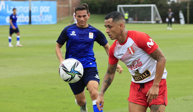 Perú ganó 2-0 ante Extranjeros de la Liga 1. Foto: Twitter Selección Perú