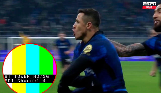 Alexis Sánchez le dio el título al Inter de Milan en el último minuto. Foto: ESPN