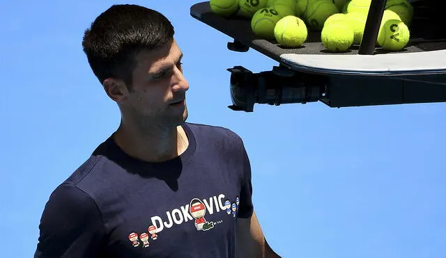 Novak Djokovic es el actual campeón del Abierto de Australia. Foto: AFP