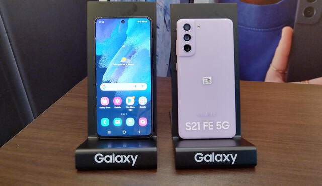 El Galaxy S21 FE 5G cuenta con Android 12 y el mismo procesador Exynos 2100. Foto: Edson Henriquez