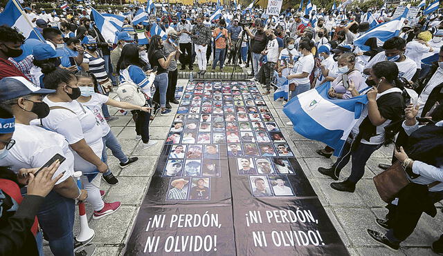 Dictadura y represión. La farsa electoral de Daniel Ortega en Nicaragua es el acontecimiento más alarmante para los derechos humanos en la región. Foto: EFE