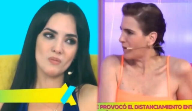 Gigi Mitre entrevistó a Rosángela Espinoza. Foto: capturas Willax TV