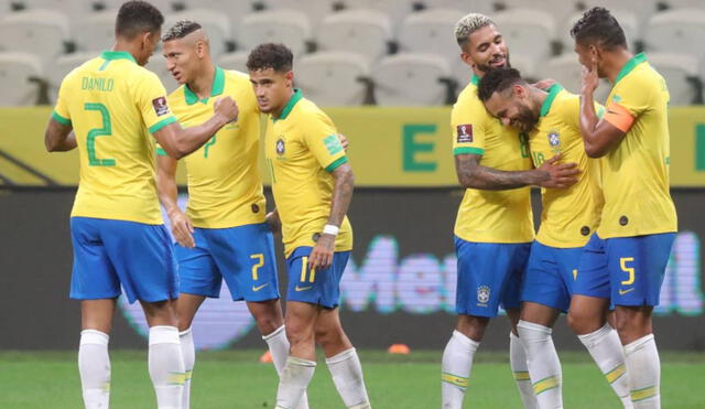 Brasil es el líder de las Eliminatorias Qatar 2022 con 35 puntos. Foto: EFE
