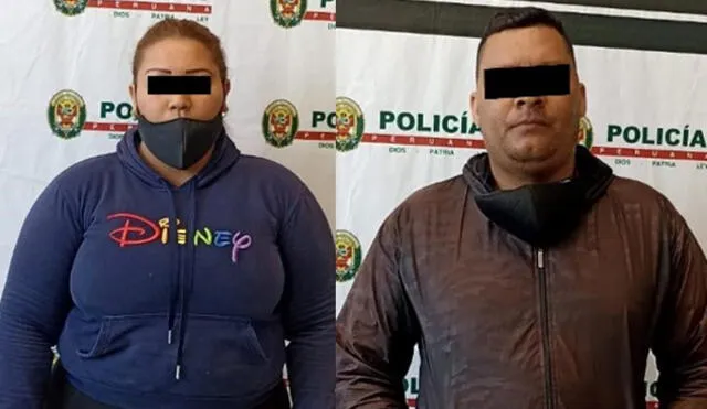 Yureine Vílchez y Daniel Morillo cayeron cerca del Mercado Palermo. Foto: PNP