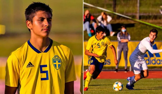 Matteo Pérez integró la sub-16 y sub-17 de la selección de Suecia. Foto: Instagram Matteo Pérez