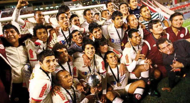 Celebración de la 'U' tras obtener la Copa Libertadores. Foto: Líbero