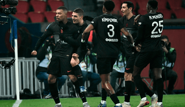PSG supera al Brest por la Ligue 1 2021-22. Foto: AFP